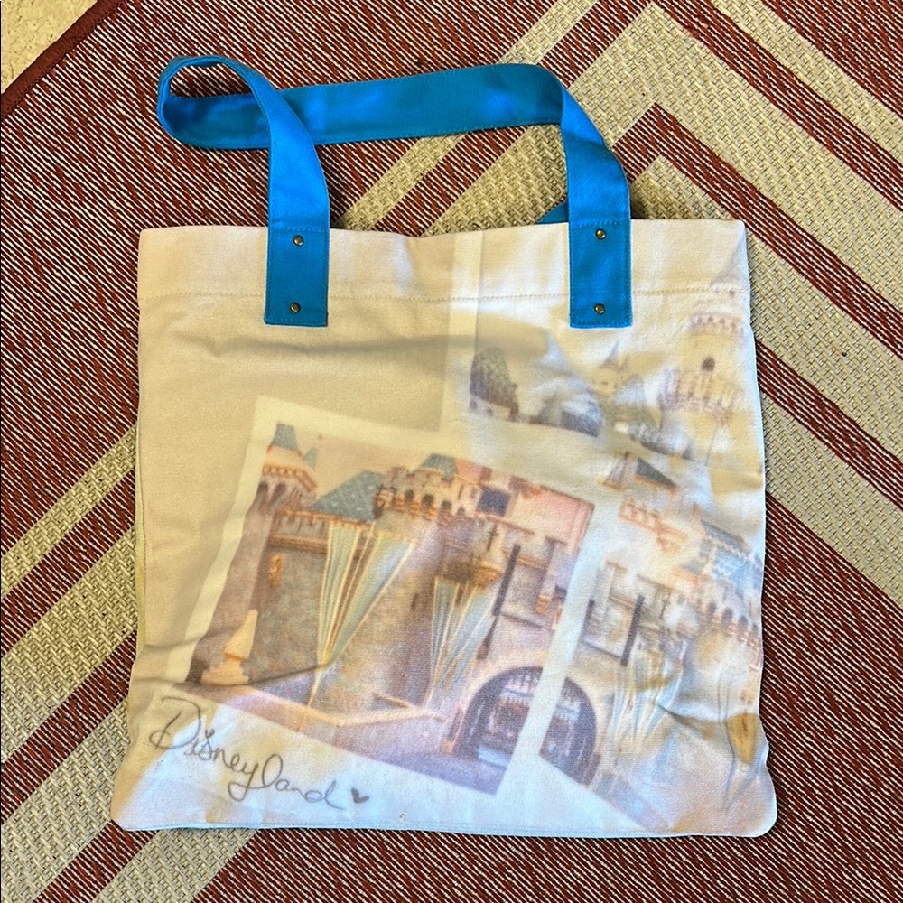 Disney parks canvas tote bag